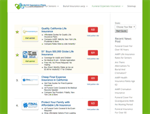 Tablet Screenshot of burialinsuranceexpenseplan.com